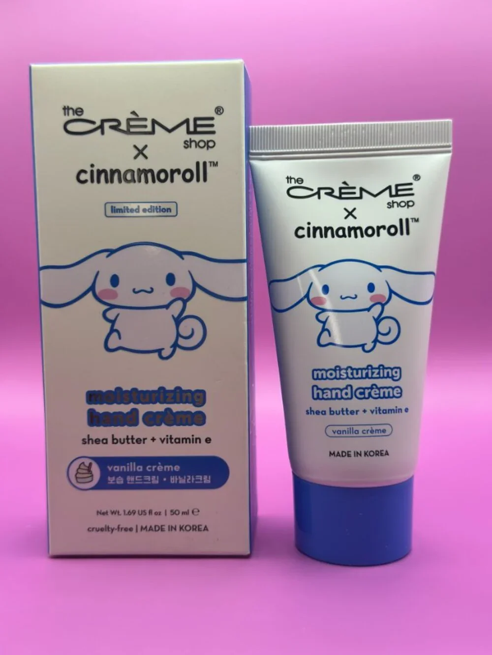The Crème Shop x Cinnamoroll Limited Edition Moisturizing Hand Crème – Vanilla C
